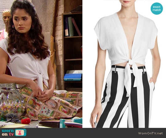 Alice + Olivia Jenara Top worn by Darlita (Danube Hermosillo) on The Bold and the Beautiful