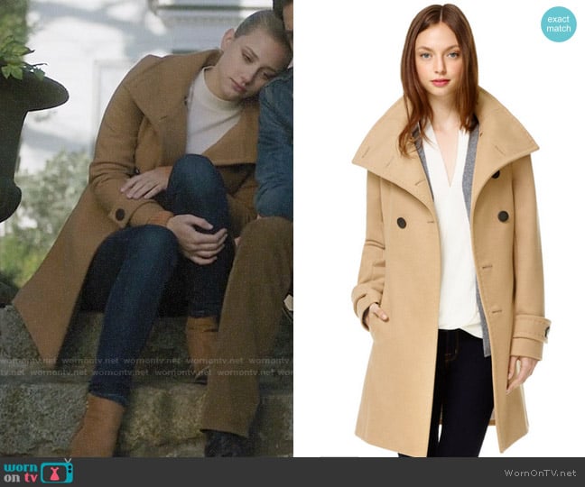 Babaton Bromley Coat worn by Betty Cooper (Lili Reinhart) on Riverdale