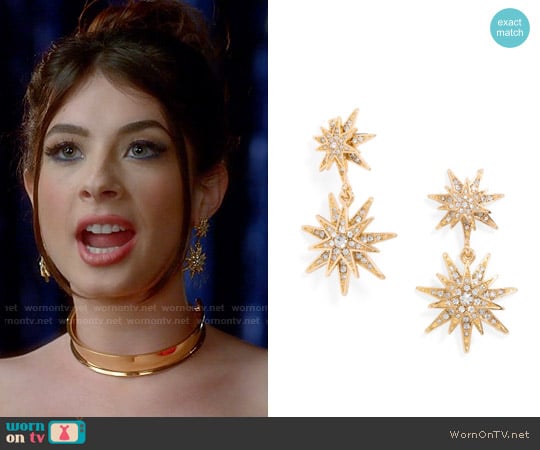 Baublebar Celestial Drops worn by Alexis Gleen (Niki Koss) on Famous in Love