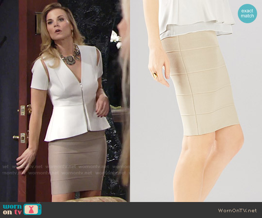 Bcbgmaxazria Alexa Sweater Skirt worn by Phyllis Newman (Gina Tognoni) on The Young and the Restless