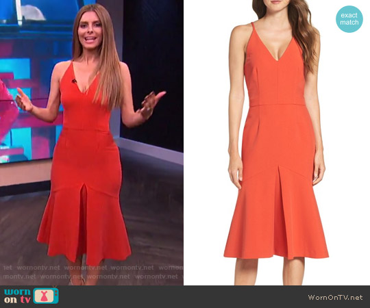 Cooper St Foxglove Midi Dress worn by Maria Menounos on E! News