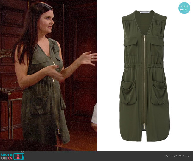 Diane von Furstenberg Adara Dress worn by Katie Logan (Heather Tom) on The Bold and the Beautiful