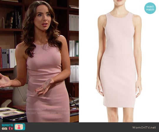 Elizabeth and James Ritter Dress in Coral worn by Ivy Forrester (Ashleigh Brewer) on The Bold and the Beautiful