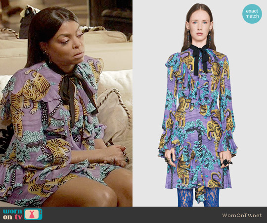 Gucci Bengal Dress worn by Cookie Lyon (Taraji P. Henson) on Empire