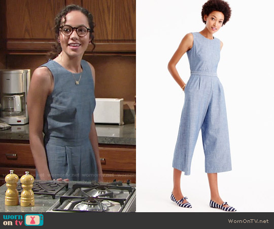 J.Crew Chambray Jumpsuit worn by Mattie Ashby (Lexie Stevenson) on The Young and the Restless