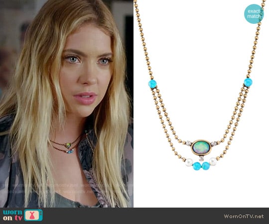 Lionette NY Udal Choker worn by Hanna Marin (Ashley Benson) on Pretty Little Liars