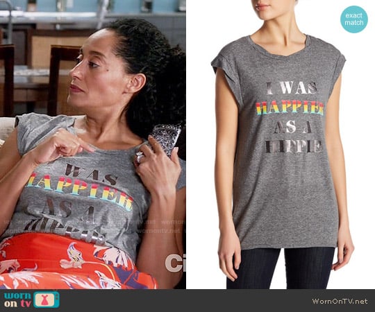 Pam & Gela Frankie Hippie Tee worn by Rainbow Johnson (Tracee Ellis Ross) on Black-ish