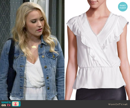 Parker Taylan Top worn by Gabi Diamond (Emily Osment) on Young and Hungry