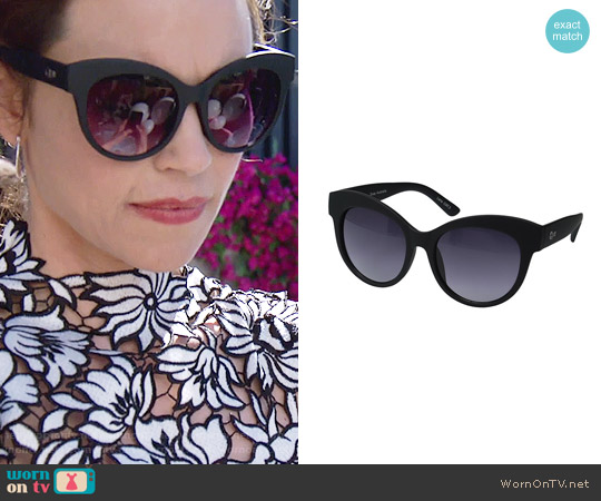 Quay Maiden Sunglasses worn by Victoria Newman (Amelia Heinle) on The Young and the Restless
