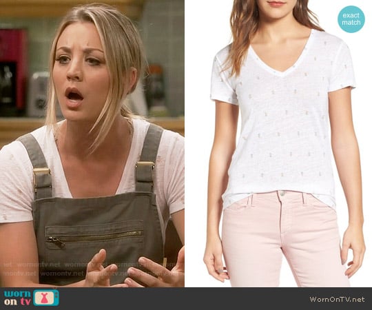 Rails Cara Tee worn by Penny Hofstadter (Kaley Cuoco) on The Big Bang Theory