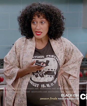 Rainbow’s Woodstock tee on Black-ish