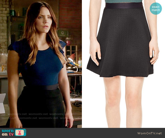 Sandro Jeda Skirt worn by Paige Dineen (Katharine McPhee) on Scorpion