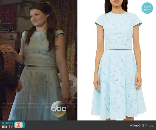 Ted Baker Starlia Top worn by Belle (Emilie de Ravin) on Once Upon A Time