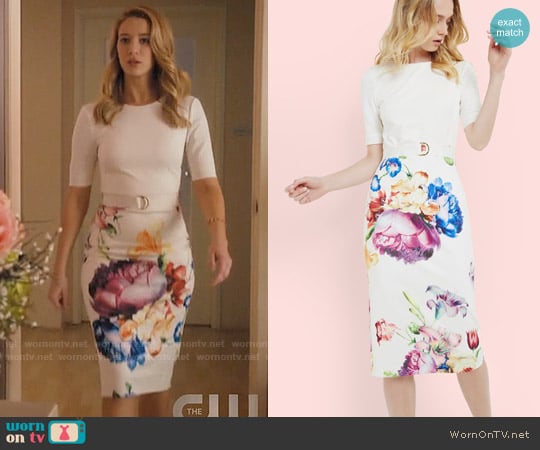 Ted Baker Aldora Dress worn by Petra Solano (Yael Grobglas) on Jane the Virgin