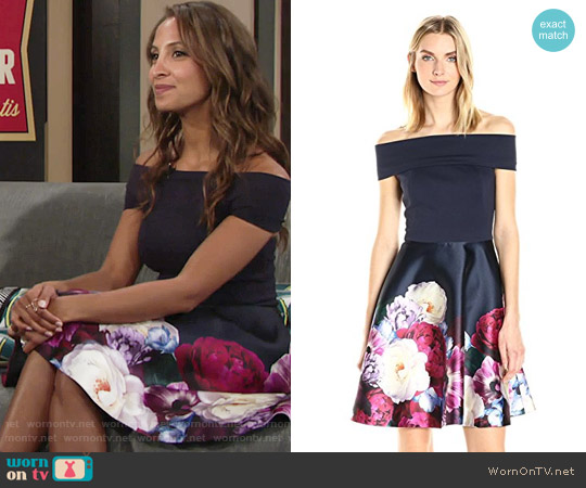 Ted Baker Nersi Dress worn by Lily Winters (Christel Khalil) on The Young and the Restless
