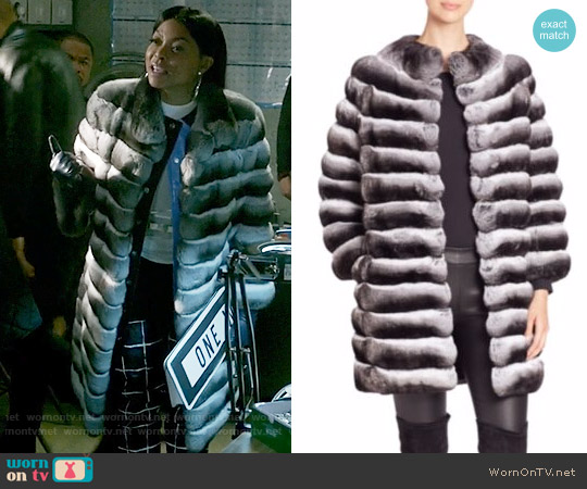 The Fur Salon Chinchilla Fur Jacket worn by Cookie Lyon (Taraji P. Henson) on Empire