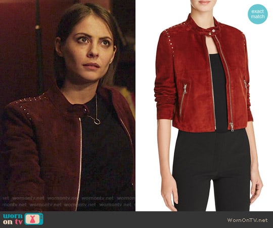 Theory Bavewick Jacket worn by Thea Queen (Willa Holland) on Arrow