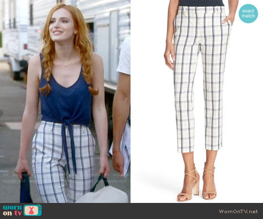 Theory Treeca Trousers worn by Paige Townsen (Bella Thorne) on Famous in Love