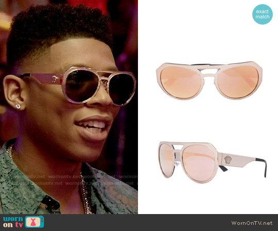 Versace Rock Icons Sunglasses worn by Hakeem Lyon (Bryshere Y. Gray) on Empire