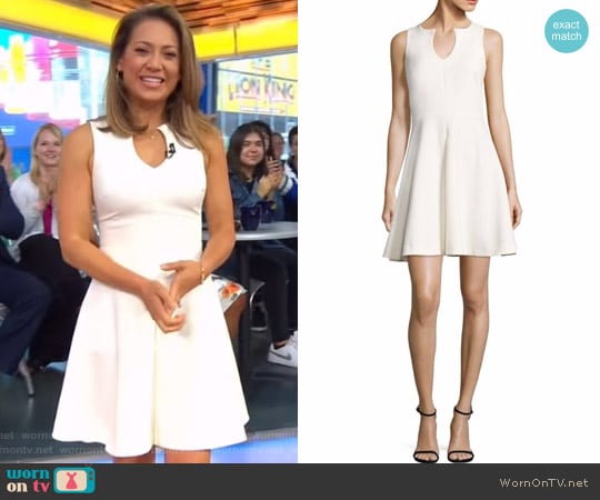 Likely Boley Cutout Neck Dress worn by Ginger Zee on Good Morning America