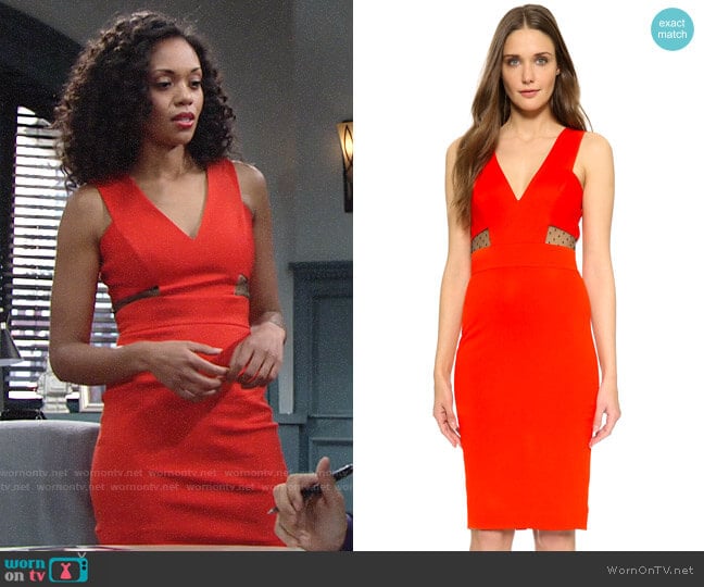 Noam Hanoch Mila Dress worn by Hilary Curtis (Mishael Morgan) on The Young and the Restless