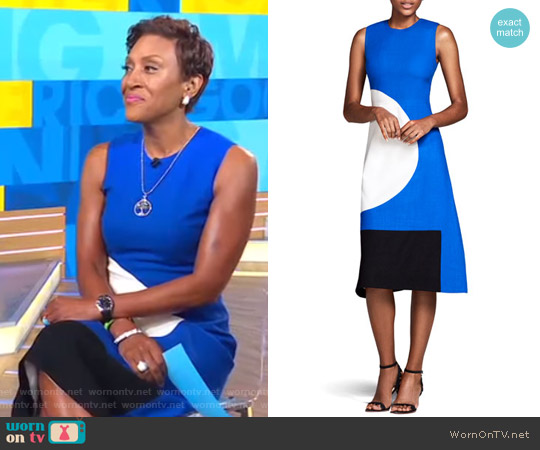 Novis The Everett Circle & Square Dress worn by Robin Roberts on Good Morning America