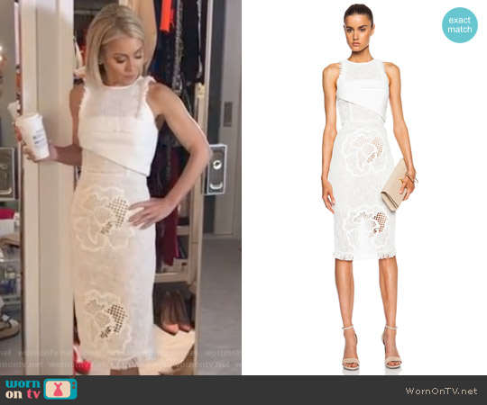 Roland Mouret Abersley dress worn by Kelly Ripa on Live with Kelly and Mark