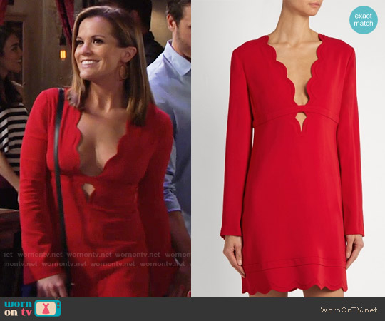 A.L.C. Eve Dress worn by Chelsea Lawson (Melissa Claire Egan) on The Young and the Restless
