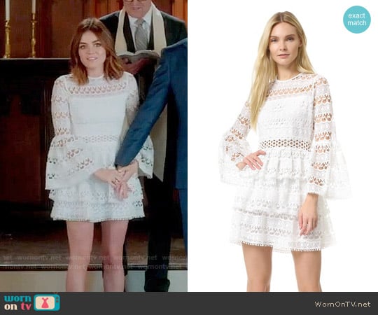 Alexis Gem Dress worn by Aria Montgomery (Lucy Hale) on Pretty Little Liars