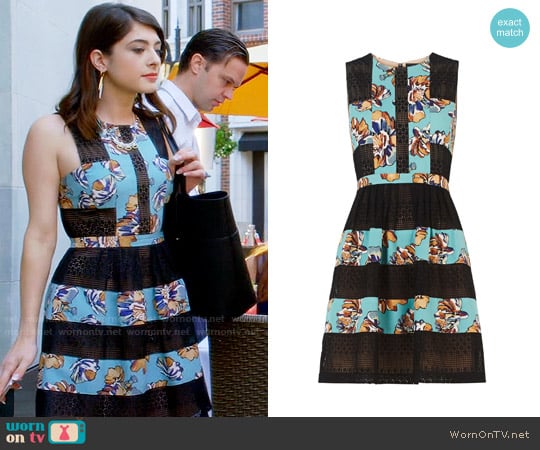 Bcbgmaxazria Cecile Dress worn by Alexis Gleen (Niki Koss) on Famous in Love