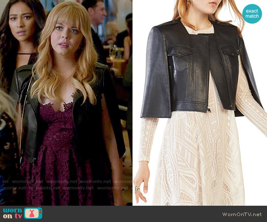 Bcbgmaxazria Richie Jacket worn by Alison DiLaurentis (Sasha Pieterse) on Pretty Little Liars