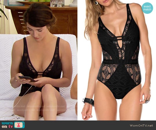 Becca Color Play One-Piece Swimsuit worn by Steffy Forrester (Jacqueline MacInnes Wood) on The Bold and the Beautiful