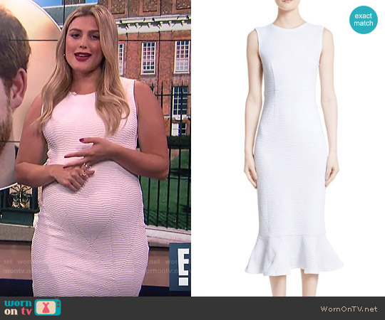 Opening Ceremony Lotus Midi Dress worn by Carissa Loethen Culiner on E! News