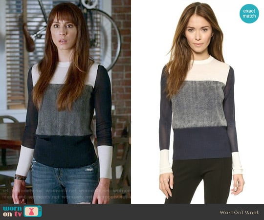 Rag & Bone Marissa Sweater worn by Spencer Hastings (Troian Bellisario) on Pretty Little Liars