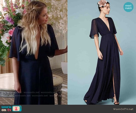 Reformation Catalina Dress worn by Hanna Marin (Ashley Benson) on Pretty Little Liars