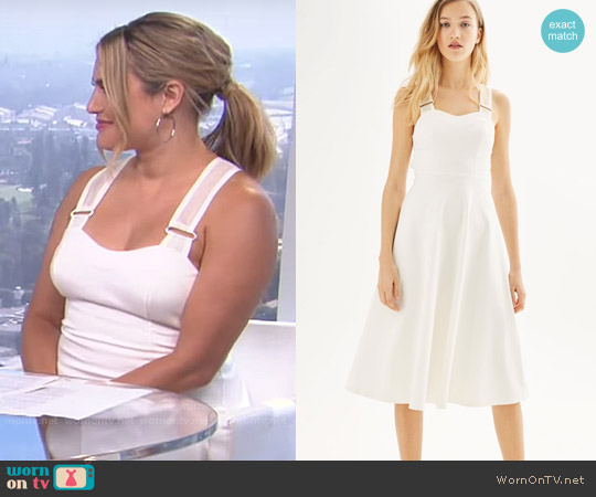 Topshop Airtex Strappy Midi Dress worn by Carissa Loethen Culiner on E! News