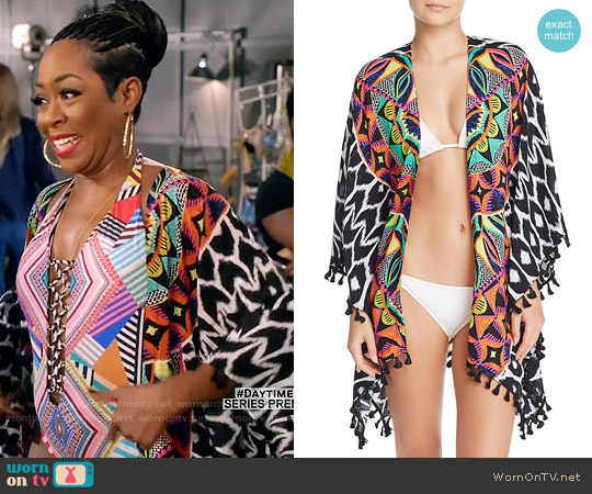 Trina Turk African Kimono Swim Cover-Up worn by Mo Evans (Tichina Arnold) on Daytime Divas