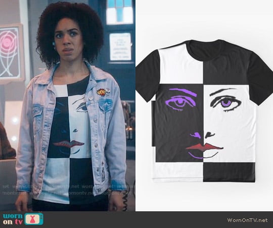Vintage Prince Graphic Tee worn by Bill Potts (Pearl Mackie) on Doctor Who