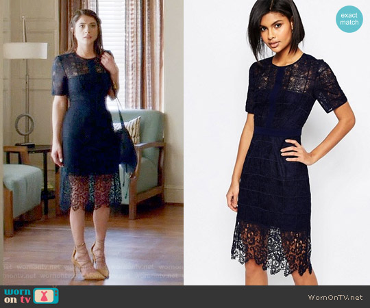 Whistles Ailsa Dress worn by Alexis Gleen (Niki Koss) on Famous in Love