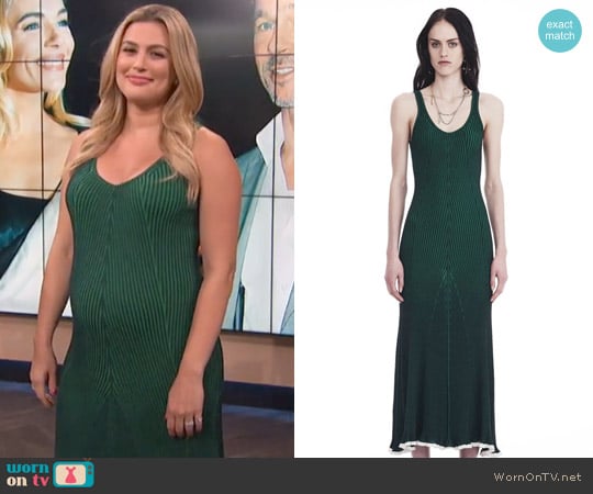 Alexander Wang Sleeveless Ribbed Maxi Dress worn by Carissa Loethen Culiner on E! News