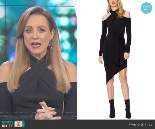 Bec & Bridge Vixen Dress worn by Carrie Bickmore on The Project