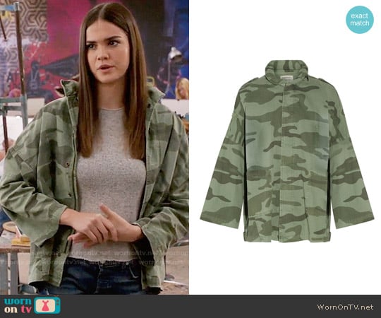 Current Elliott The Fleet Admiral Jacket worn by Callie Jacob (Maia Mitchell) on The Fosters
