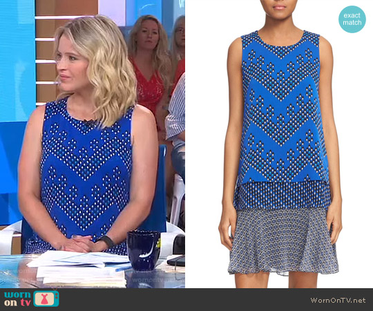 Diane von Furstenberg Liza Dress worn by Sara Haines on Good Morning America