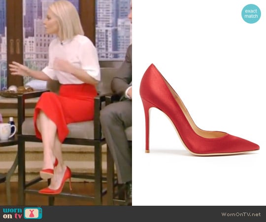 Roland Mouret Arreton Skirt worn by Kelly Ripa on Live with Kelly and Mark
