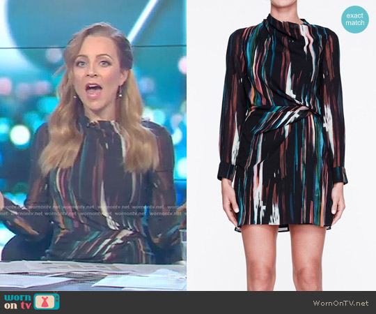 Life with Bird Kitty Hawk Dress worn by Carrie Bickmore on The Project