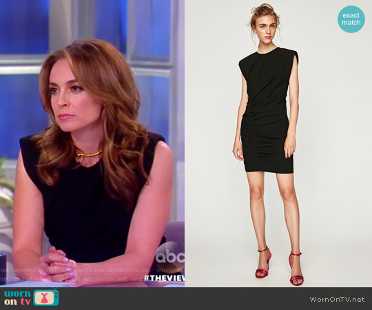 Zara Mini Draped Dress worn by Jedediah Bila on The View