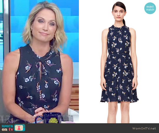 Rebecca Taylor Natalie Fleur Dress worn by Amy Robach on Good Morning America