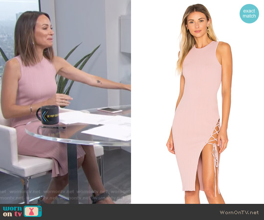 Ronny Kobo Monica Dress worn by Catt Sadler on E! News