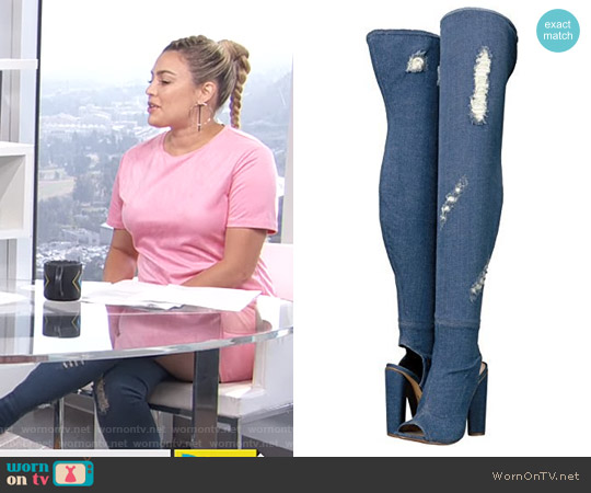 Steve Madden Tonic Boots worn by Carissa Loethen Culiner on E! News