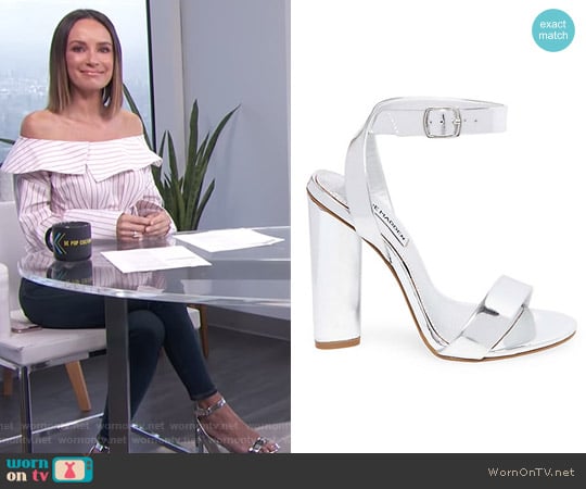 Steve Madden Treasure Sandals worn by Catt Sadler on E! News